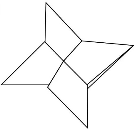 Çocuklar İçin  Origami Şablonu  
