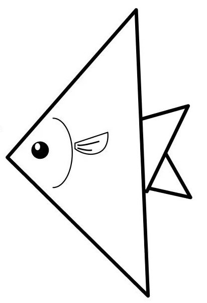 Çocuklar İçin  Origami Şablonu  
