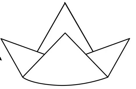 Çocuklar İçin  Origami Şablonu  
