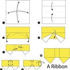 Çocuklar İçin  Origami Şablonu  