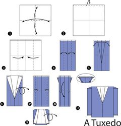 Çocuklar İçin  Origami Şablonu  