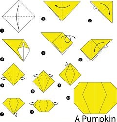 Çocuklar İçin  Origami Şablonu  
