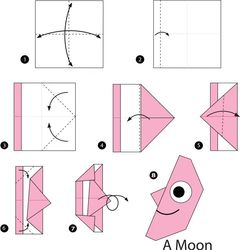 Çocuklar İçin  Origami Şablonu  