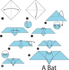 Çocuklar İçin  Origami Şablonu  