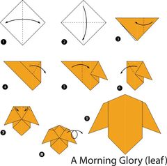 Çocuklar İçin  Origami Şablonu  