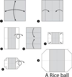 Çocuklar İçin  Origami Şablonu  