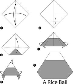 Çocuklar İçin  Origami Şablonu  
