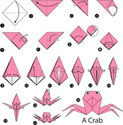 Çocuklar İçin  Origami Şablonu  