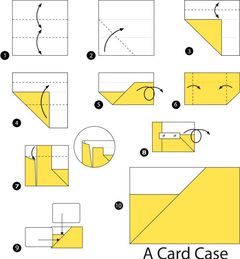 Çocuklar İçin  Origami Şablonu  