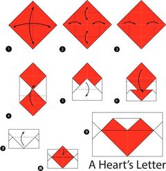 Çocuklar İçin  Origami Şablonu  