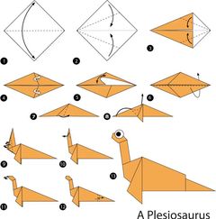 Çocuklar İçin  Origami Şablonu  