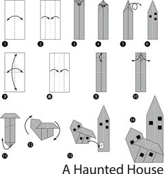 Çocuklar İçin  Origami Şablonu  