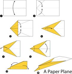 Çocuklar İçin  Origami Şablonu  