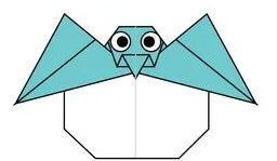 Çocuklar İçin  Origami Şablonu  
