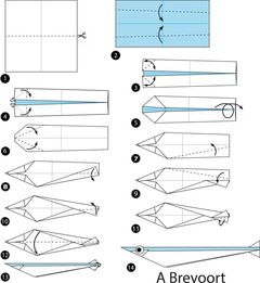 Çocuklar İçin  Origami Şablonu  