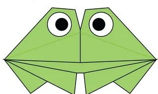 Çocuklar İçin  Origami Şablonu  