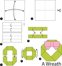 Çocuklar İçin  Origami Şablonu  