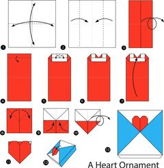 Çocuklar İçin  Origami Şablonu  