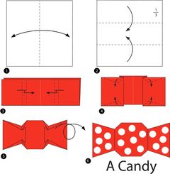 Çocuklar İçin  Origami Şablonu  