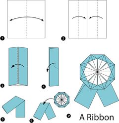 Çocuklar İçin  Origami Şablonu  