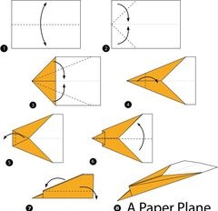 Çocuklar İçin  Origami Şablonu  