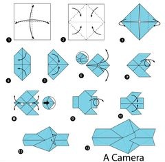 Çocuklar İçin  Origami Şablonu  