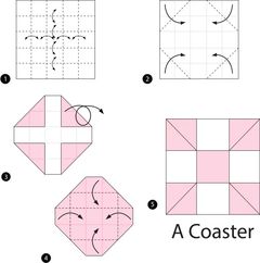 Çocuklar İçin  Origami Şablonu  