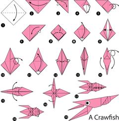 Çocuklar İçin  Origami Şablonu  