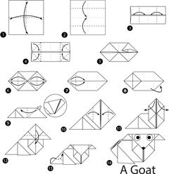 Çocuklar İçin  Origami Şablonu  