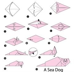 Çocuklar İçin  Origami Şablonu  