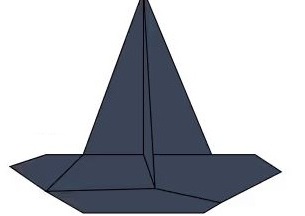 Çocuklar İçin  Origami Şablonu  
