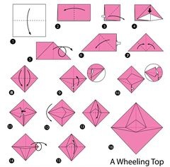Çocuklar İçin  Origami Şablonu  