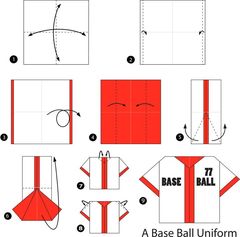 Çocuklar İçin  Origami Şablonu  