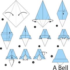 Çocuklar İçin  Origami Şablonu  