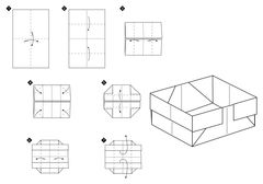 Çocuklar İçin  Origami Şablonu  
