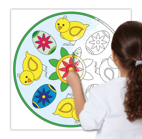 Çocuklar İçin  Dev Mandala  