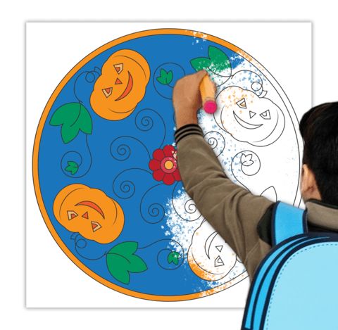 Çocuklar İçin  Dev Mandala  