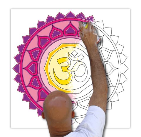 Çocuklar İçin  Dev Mandala  