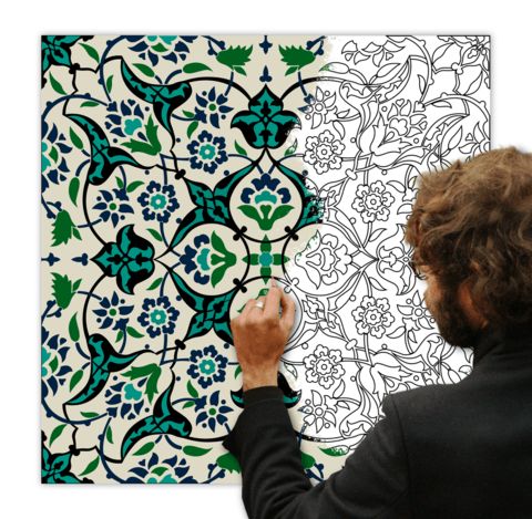Çocuklar İçin  Dev Mandala  