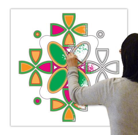 Çocuklar İçin  Dev Mandala  