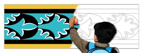 Çocuklar İçin  Dev Mandala  