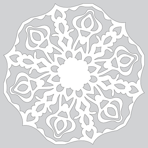 Çocuklar İçin  Kar Tanesi Yapımı  