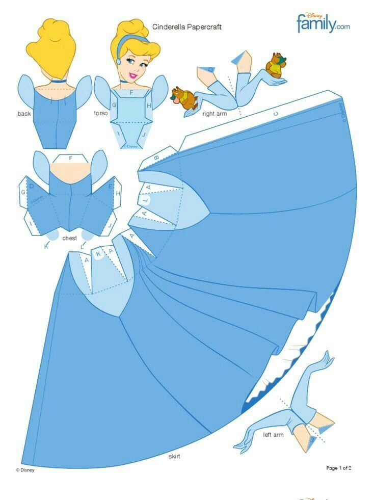 Çocuklar İçin  Kağıt Bebek Şablonu  
