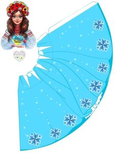 Çocuklar İçin  Kağıt Bebek Şablonu  