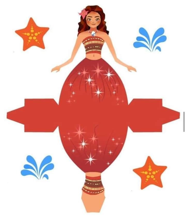 Çocuklar İçin  Kağıt Bebek Şablonu  