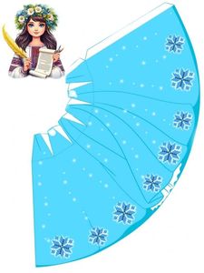 Çocuklar İçin  Kağıt Bebek Şablonu  