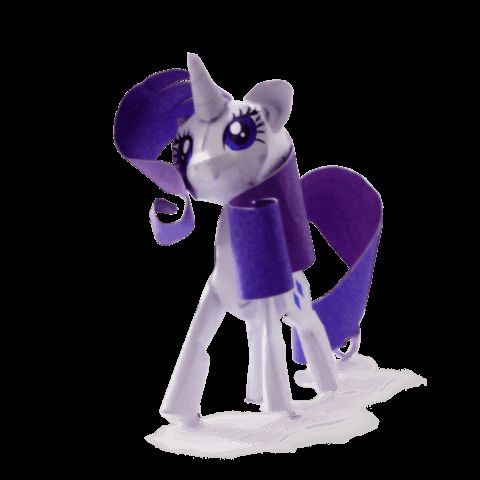 Çocuklar İçin  My Little Pony Kağıt Kübik Oyuncaklar Şablonu  