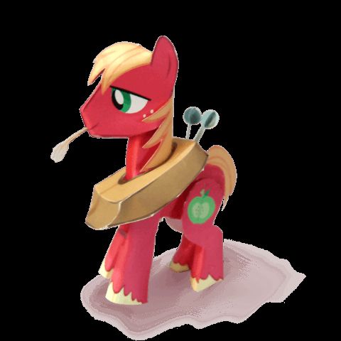Çocuklar İçin  My Little Pony Kağıt Kübik Oyuncaklar Şablonu  