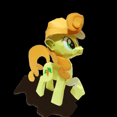 Çocuklar İçin  My Little Pony Kağıt Kübik Oyuncaklar Şablonu  