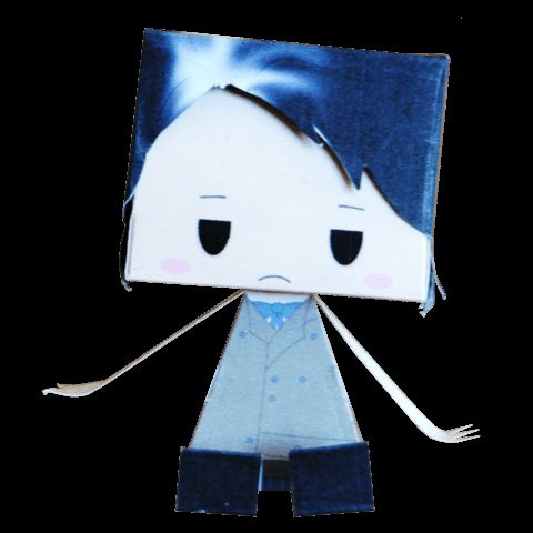 Çocuklar İçin  Chibi Bebekleri Kağıt Kübik Oyuncaklar Şablonu  